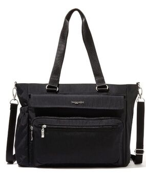 Baggallini Modern Laptop Tote Black NWT - Large Organizer/ Career RFID